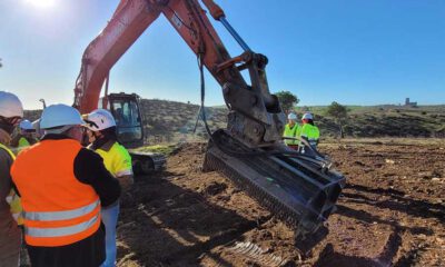 La Junta restaura la zona afectada de Monte Malagón por los incendios de 2021 y 2022